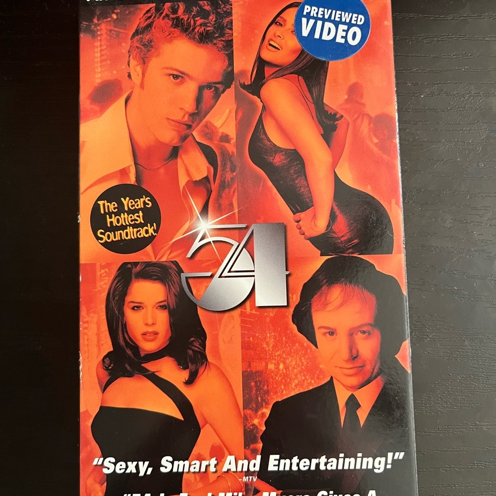 54 Movie VHS Tape